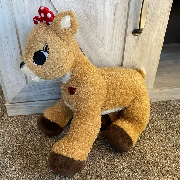 Build-A-Bear Rudolph The Red Nose Reindeer Clarice Plush Christmas Retired - Picture 5 of 10